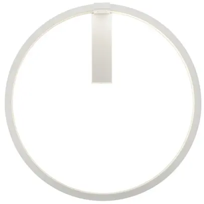 Plafonnier/applique LED SLV ONE 60 DALI 25W 1500lm 3000/4000K Ø600×80mm blanc 