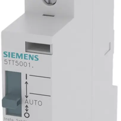 Contacteur de puissance Siemens SENTRON INSTA 5TT5 24VAC, 1F/1O 20A, 0/1/auto 