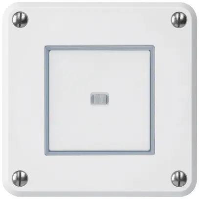 Contact à poussoir ENC robusto IP55 2P blanc lumineux pour combinaison 