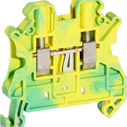 Morsetto 0.14…6mm² verde/giallo AWG26…10 