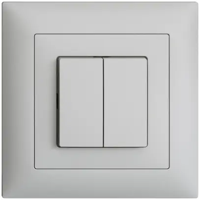 Interruttore INC EDIZIOdue 1/3+3/1P grigio chiaro 