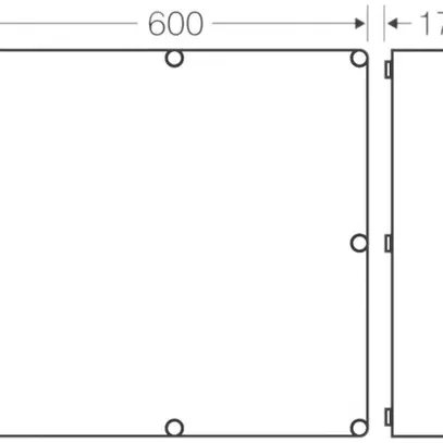 Scatola per apparecchi Hensel Mi0800 
