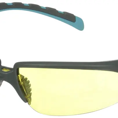 Lunettes de protection 3M™ Solus™ 2000 verres jaune, PC, UV, gris/turquoise 