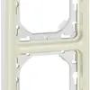 Placca di montaggio INC PLEXO 2×1 bianco 