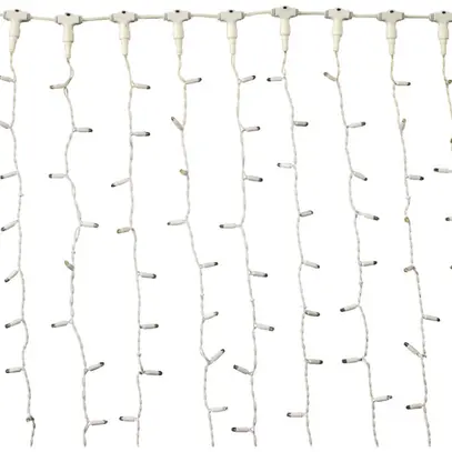 Rideau lumineux MK Drape Lite 300 2×1.5m 230V 300 LED blanc/blanc 