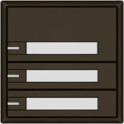 Pulsante KNX RGB EDIZIO.liv SNAPFIX® sensore temp.RGB-LED targ.3× com.1T ma 