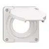 Couvercle avec clapet NEVO Ø43mm pour prise SCHUKO bc (joint bc) 