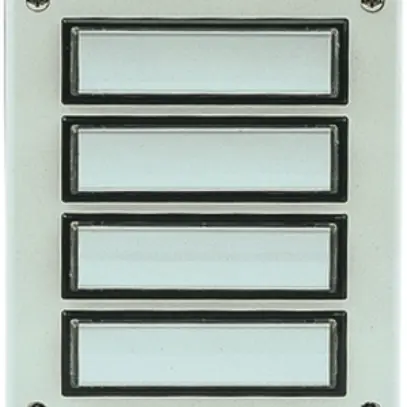 Plaque d'étage AP 4 contacts blanc 