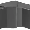 Angle intérieur Hager tehalit.LF 57×40mm noir IP30 