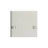 Touche 1/1 KNX/électron.a.LED EDIZIOdue commande à 2-touches gris clair 