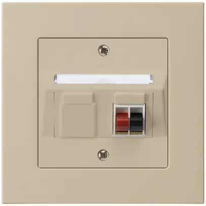 Presa INC audio kallysto.pro 1×beige morsetto per 1 altoparlante 