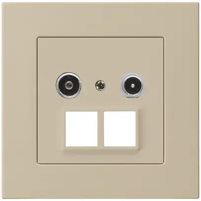 Prise multimédia ENC kallysto.pro R/TV 19dB 2GHz beige 