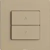 Comando per interruttore tapparelle 1c/2t Edue Wiser sand 