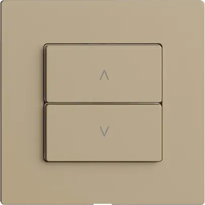 Commande pour interrupteur stores 1c/2t Edue Wiser sand 