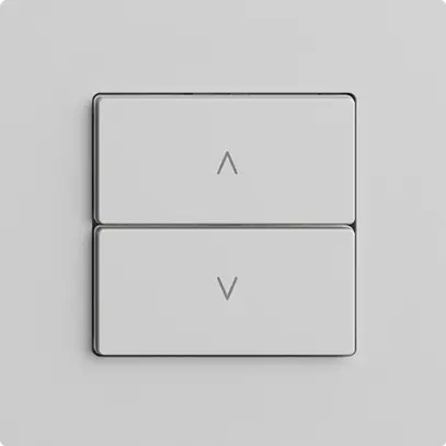 Interruttore tapparelle 1K/2T WLAN Edue Wiser grigio chiaro 