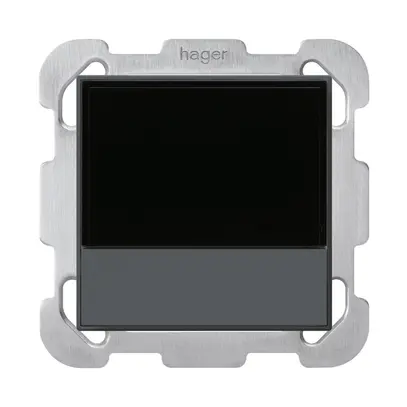 Termostato ambiente INC kallysto B KNX s/e-link con tasti antracite 