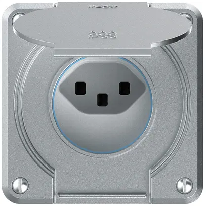 Presa INC robusto 1×tipo 23 IP55 alluminio 