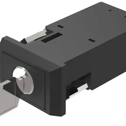 Interrupteur à clé EAO 22 2NO raccord à visser repos (a)-impulsion 22×30mm 