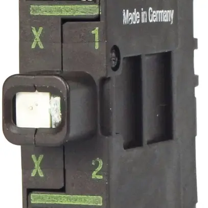 Élément lumineux LED Eaton M22 12…30VUC fixation sol/raccordement ressort blanc 