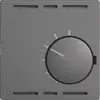 UP-Raumthermostat EDIZIOdue dunkelgrau, ohne Schalter 
