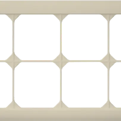 Intestazione INC kallysto.line 2×4 beige orizzontale 