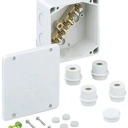 Scatola derivazione AP WK 100 10² 115×115×66mm 