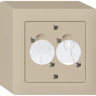 Kit de montage AP pour 2 XLR kallysto beige 