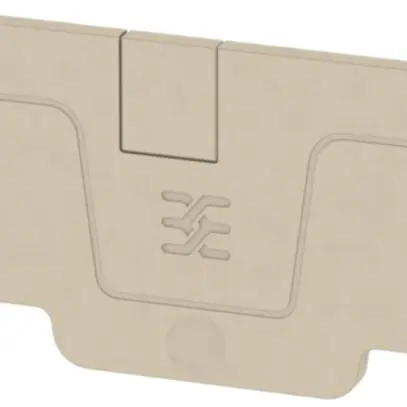 Piastra terminale Weidmüller serie A AEP 2C 4 58×2.1mm, beige 