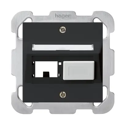 Kit de montage ENC kallysto R&M freenet noir avec plaque de fixation 