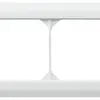 Cadre de recouvrement ENC kallysto.line 1×4 blanc horizontal 92×272mm 