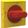 Poignée ABB pour OT16-125F rouge/jaune IP65 verrouillable/fermeture de porte 