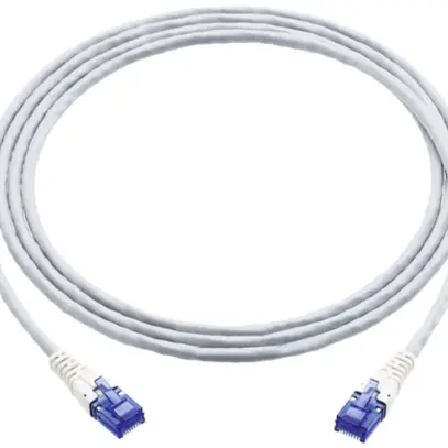 Patchkabel RJ45 R&M 0.5m grau U-UTP Kat.6 LSZH Klasse E 