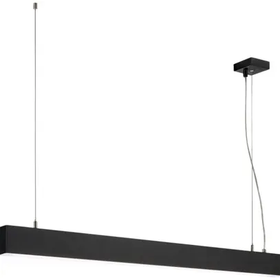 Lampada sospesa LED SLV GLENOS PD 43W 3300lm 4000K 1m nero 