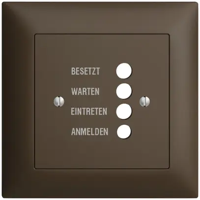 Kit frontal ENC EDIZIOdue coffee 88×88 pour station de porte 1334.D 