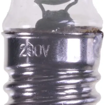 Glimmlampe DURL E14 230V 13×30mm klar 