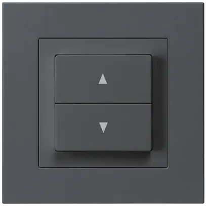 Poussoir pour stores ENC kallysto.pro avec 2 touches an bornes enfichables 