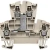 Borne multi-étage Weidmüller WDK V connexion à vis 2.5mm² 2 étages beige 