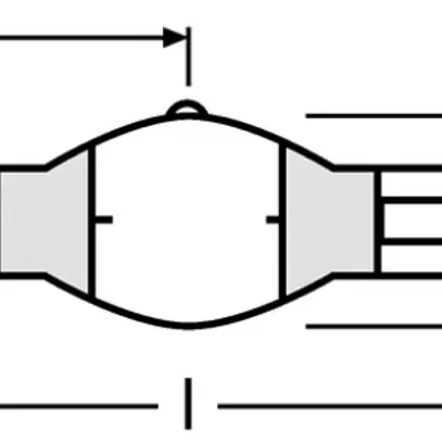 Lampada ad alogenuri metallici POWERSTAR HQI-TS 2000 W/NDL/S K12s 2000W 946 