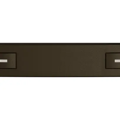 Poussoir 1/8 EDIZIO.liv SNAPFIX® p.KNX&UNI a.LED comm.à 2 touches br 