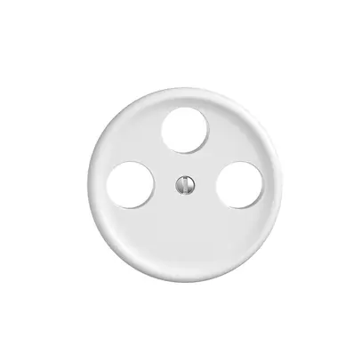 Plaque frontale STANDARDdue blanc pour SAT 