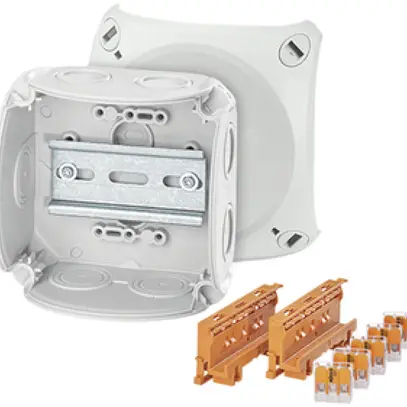 Boîte de dérivation AP Hensel ,5…4 mm² 5×3 bornes de connexion 