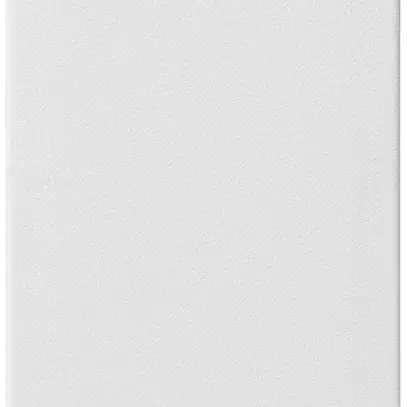 Placca di chiusura Hager FLF 3/5 con molle plastica per ritaglio metallo bianco 