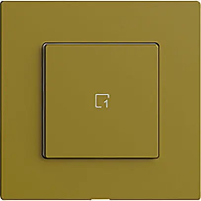 Pulsante scena 1 scena/1T Edue Wiser olive 