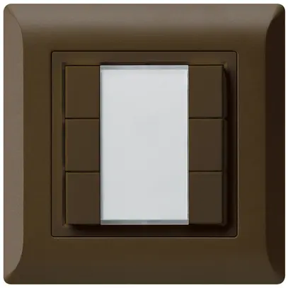 Poussoir universel ENC 6×kallysto.line sans LED brun 