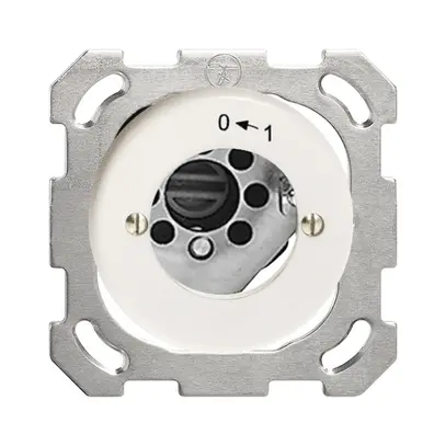 Contact pivotant ENC 0<-1/1P blanc pour serrure de sûr. sans cyl. 
