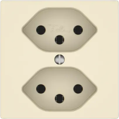 Prise EDIZIO.liv SNAPFIX® 2×T13 cr 