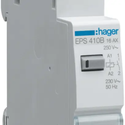 REG-Schrittschalter Hager 1TE 230VAC 1500W 0 Öffner 1 Schliesser 0 Wechsler 