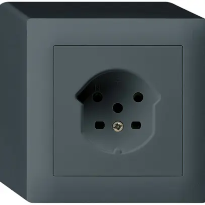 Presa AP HA kallysto tipo 15 con morsetti a innesto antracite 