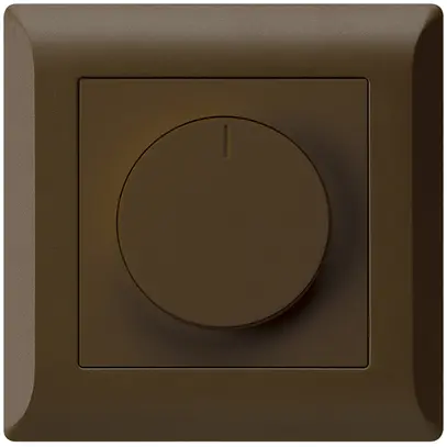 Variateur rotatif station secondaire ENC Hager kallysto.line brun 