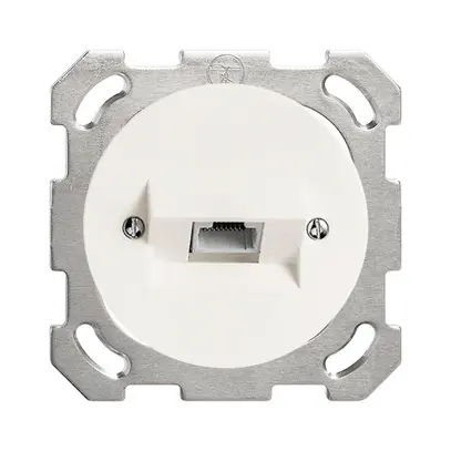 Prise ENC 1×RJ45/u 4P blanc ITplus PM 58mm 